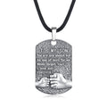 Mens Pendant Necklace 925 Sterling Silver Father'S Love to Son Pendant Necklaces Birthday Xmas Gift Jewelry for Man Dad