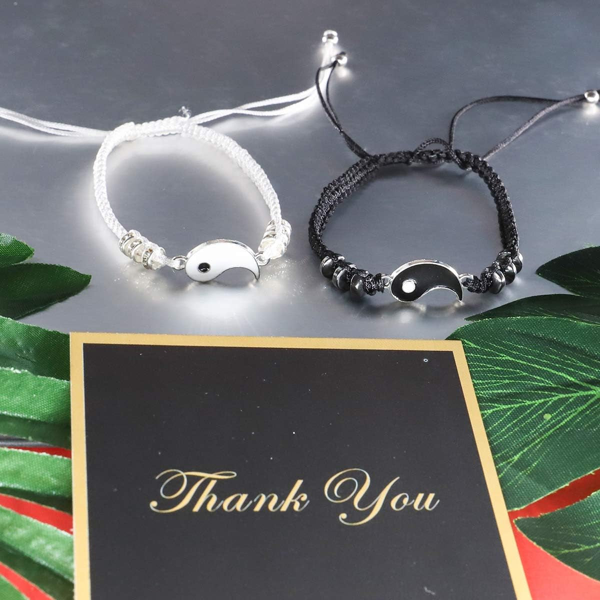 Best Friend Bracelets for 2 Matching Bracelets, Bff Bracelets for 2 Yin Yang Friendship Bracelets for Men Women