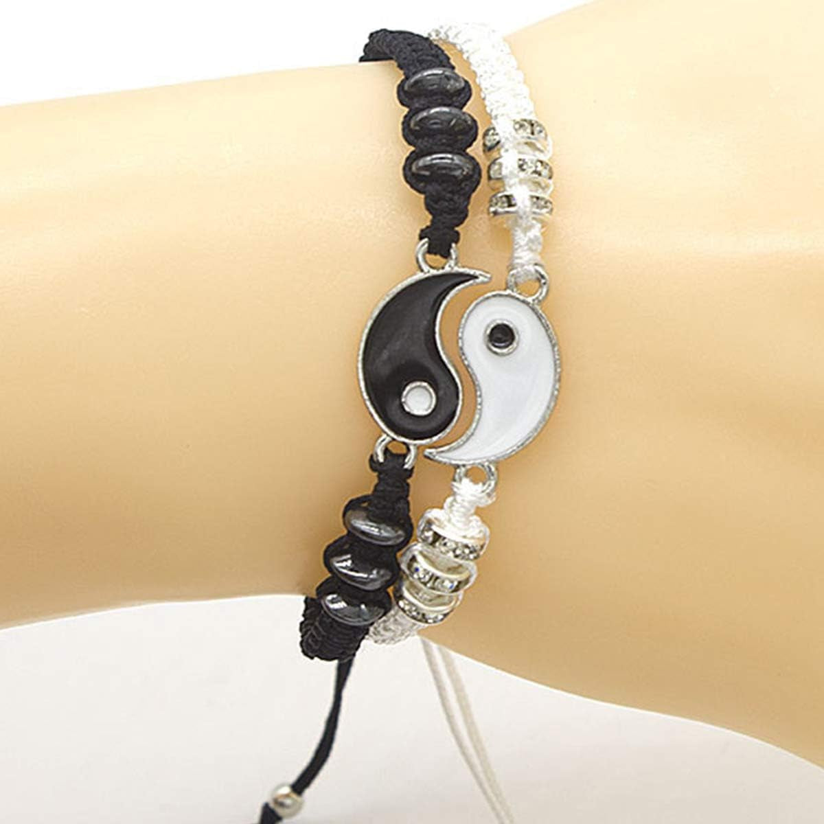 Best Friend Bracelets for 2 Matching Bracelets, Bff Bracelets for 2 Yin Yang Friendship Bracelets for Men Women