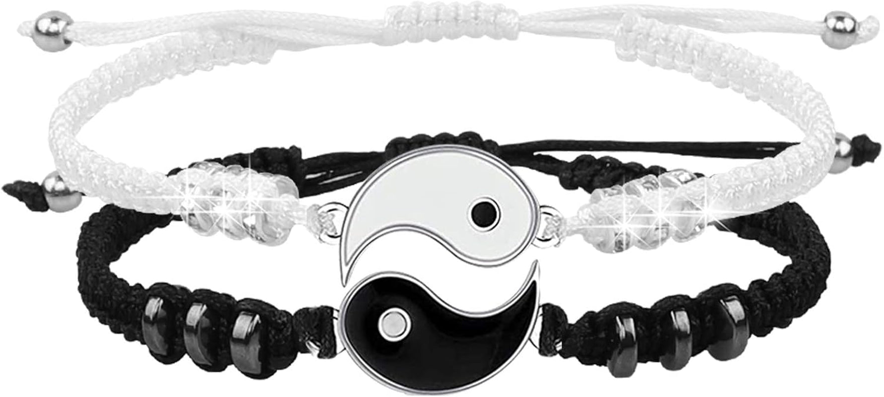Best Friend Bracelets for 2 Matching Bracelets, Bff Bracelets for 2 Yin Yang Friendship Bracelets for Men Women