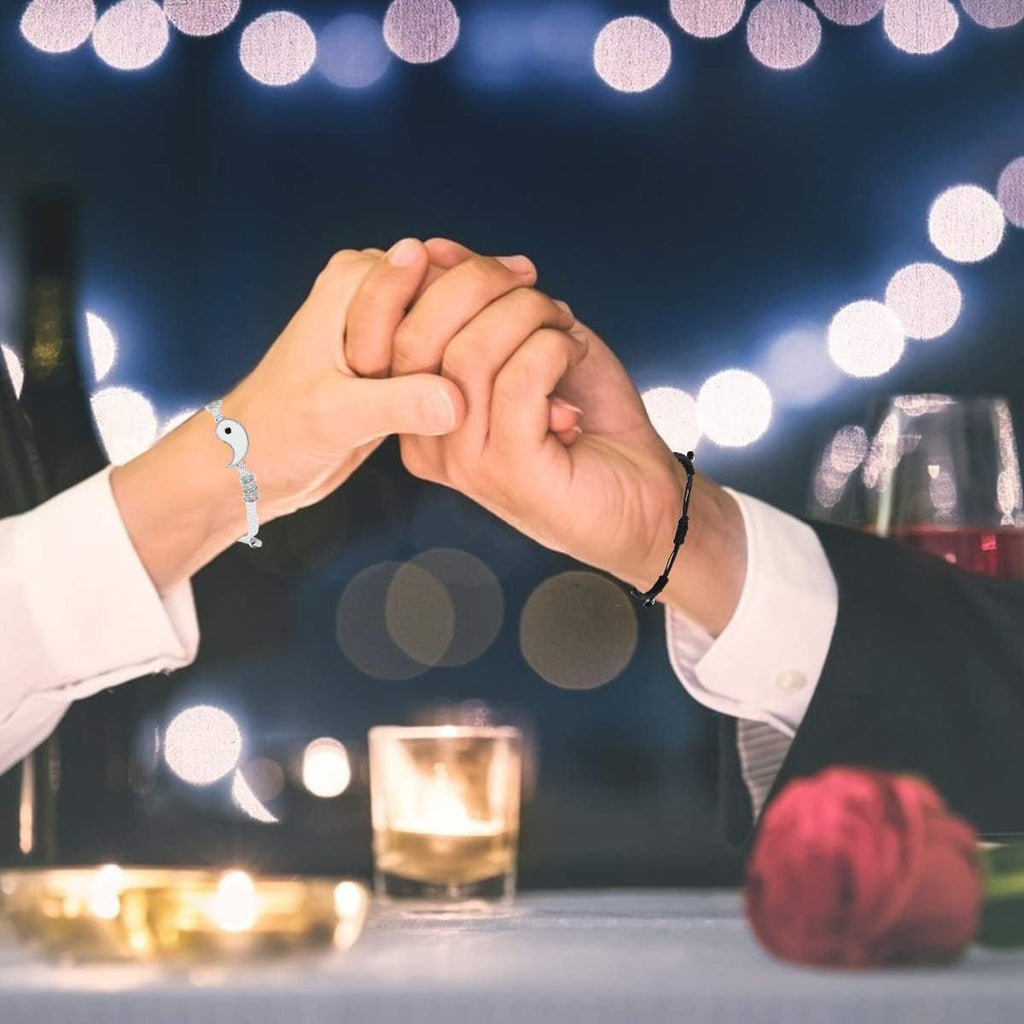 Best Friend Bracelets for 2 Matching Bracelets, Bff Bracelets for 2 Yin Yang Friendship Bracelets for Men Women