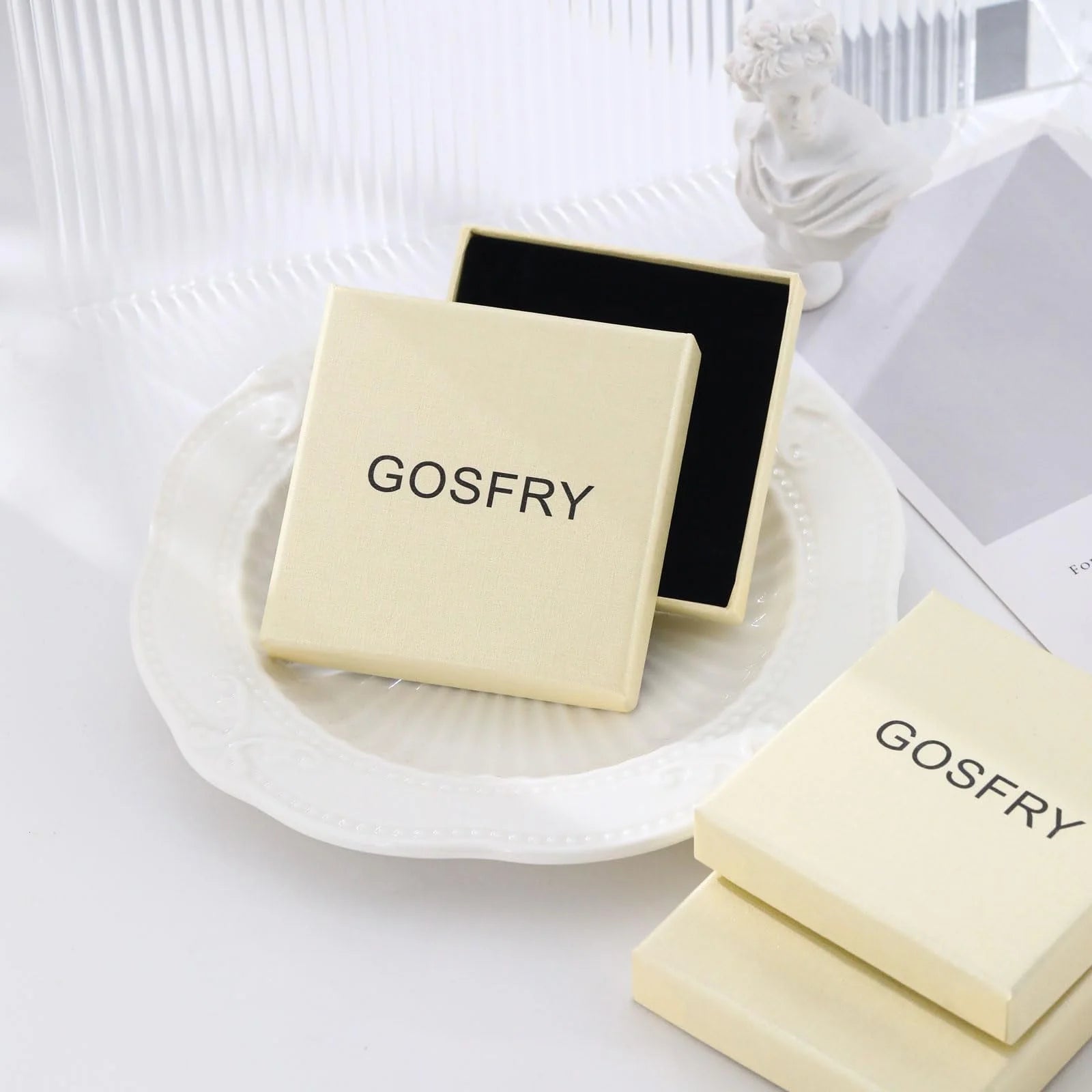 7PCS Gold Plated Bracelets for Women Stack Set Trendy Stackable Non Tarnish Paperclip Chain Bracelets