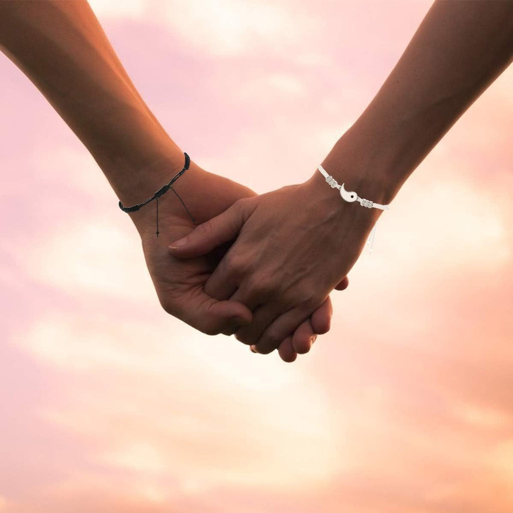 Best Friend Bracelets for 2 Matching Bracelets, Bff Bracelets for 2 Yin Yang Friendship Bracelets for Men Women